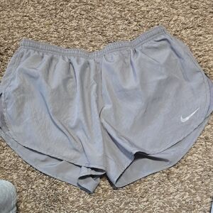 Nike Women's Athletic Shorts in Light Gray